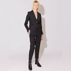 Vintage 90s Flippa K Jackie Cool Wool Jacket Blazer Wool Suit Medium Black